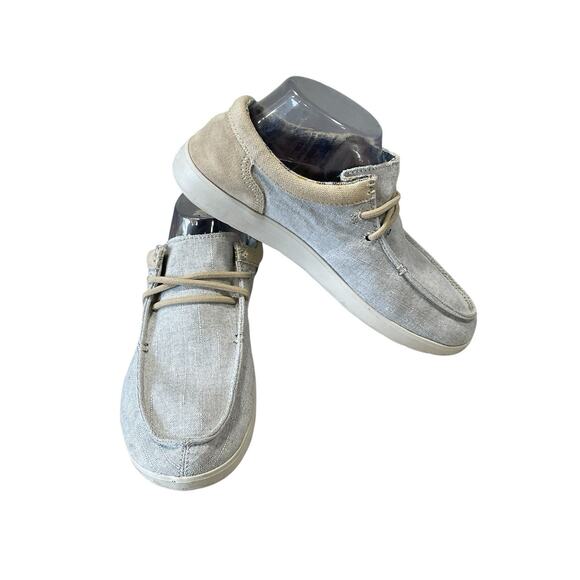 Sanuk Shoes - Sanuk Sugar Lite Women’s Sz 8 Casual Slip On Cream Loafers Soft Cork Insoles EUC